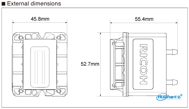 External dimensions